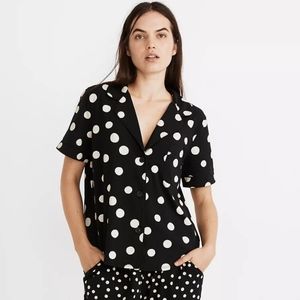 Madewell Knit Bedtime Short Sleeve Pajama Top